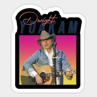 Dwight Yoakam Country Charm Sticker